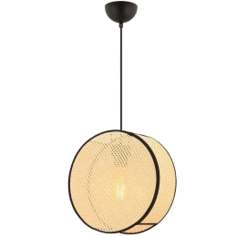 Φωτιστικό Οροφής Big Drum 390FLH2523 35x9x75cm E27 45/60W Beige Opviq