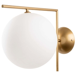 Φωτιστικό Τοίχου - Απλίκα Luminar 521SHN2249 25x43x30cm 1xG9 10W Gold-White Opviq