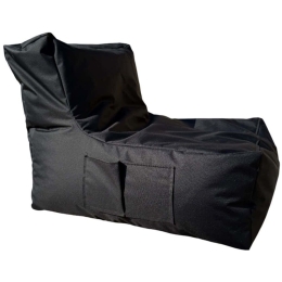Πουφ Αδιάβροχο Sedir 535PFT1205 75x95x70cm Black
