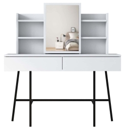 Τουαλέτα Με Καθρέπτη 893RAN5460 120x40x131,6cm White-Black