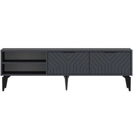 Έπιπλο Τηλεόρασης Regina 327ODS1265 160x29,6x50cm Anthracite