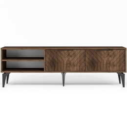 Έπιπλο Τηλεόρασης Regina 327ODS1268 160x29,6x50cm Walnut
