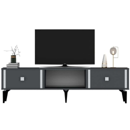 Έπιπλο Τηλεόρασης Doruk 475OLV2930 150x29,6x44,6cm Anthracite-Silver