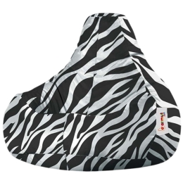 Πουφ Αδιάβροχο Zebra 248FRN1582 105x100cm Black-White