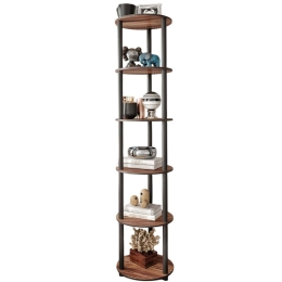 Ραφιέρα Δαπέδου 282PTR1124 Φ34x175cm Walnut