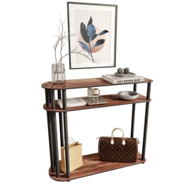 Κονσόλα Caprio 282PTR1142 90x30x84cm Walnut Mdf,Ξύλο