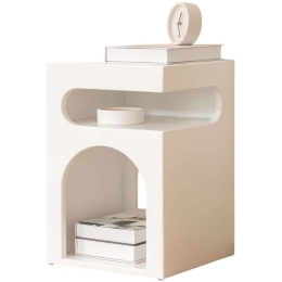 Κομοδίνο Turtle 524ADS1601 35x35x55cm White