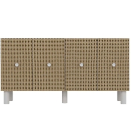 Μπουφές Mono Bohem 475OLV3138 150x35x75cm Oak Μοριοσανίδα, Μελαμίνη