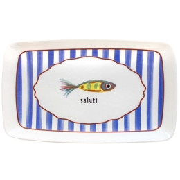 Πιατέλα Σερβιρίσματος 280TMA2191 34x25x2cm Multi Hermia Κεραμικό