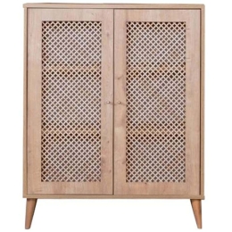 Ντουλάπι Goose 277WLN1102 90x41x105cm Oak Μοριοσανίδα, Μελαμίνη