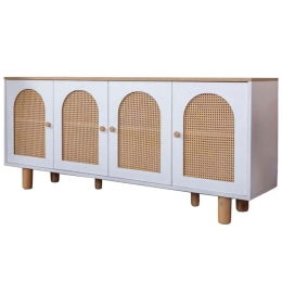 Μπουφές Bohem 277WLN1120 180x41x80cm White-Oak Mdf