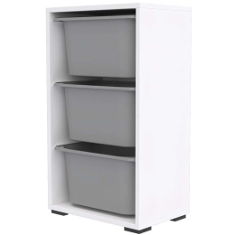 Συρταριέρα Παιδική Bronz 768ESL1110 45x30x90cm White-Grey