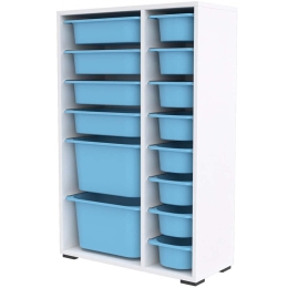 Συρταριέρα Παιδική Rine 768ESL1163 69,5x30x109cm White-Blue