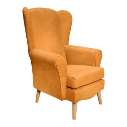 Πολυθρόνα 872-92-013 80x80x114cm Mustard