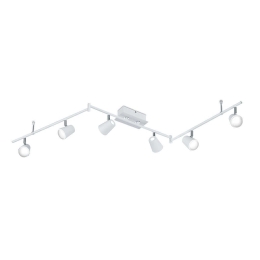Φωτιστικό Οροφής-Σποτ Led Narcos 6x550Lm 177x23x10cm White Mat-White 873110631 Trio Lighting Μέταλλο,Ακρυλικό