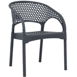 Πολυθρόνα Daria 875-124-050 54x46x82cm Anthracite