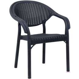 Πολυθρόνα Roshen 875-124-062 59x44x83cm Anthracite
