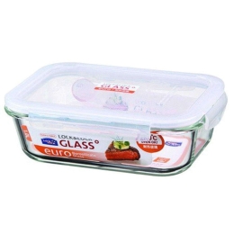 Δοχείο Φαγητού Πυρίμαχο LLG445 20x15,2x7,4cm Clear Lock&Lock Γυαλί