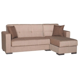 Καναπές Γωνιακός Avignon 889-122-004 212x145cm Beige-Brown