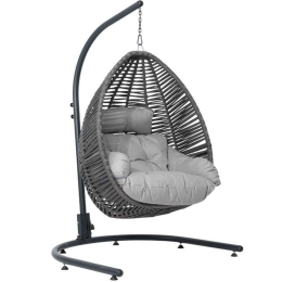 Κρεμαστή Πολυθρόνα - Φωλιά Anil 894-123-021 121x140x200cm Grey