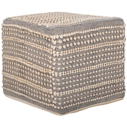 Πουφ Corn 925-124-154 45x45x40cm Beige