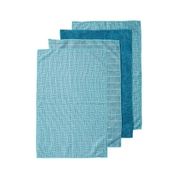 Πετσέτες Κουζίνας Benson (Σετ 4Τμχ) 33409 43x68cm Light Blue Ladelle Πολυέστερ