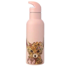 Ισοθερμικό Μπουκάλι Wild Planet Αλεπού Φενέκ JR0138 500ml Multi-Pink Maxwell&Williams