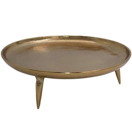 Διακοσμητικός Δίσκος 934-124-032 34x10cm Gold Μέταλλο