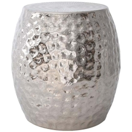 Σκαμπό 953-124-004 44x46cm Silver