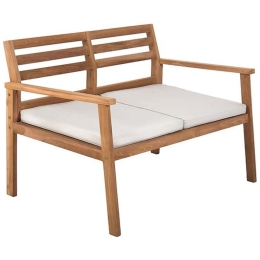 Καναπές Διθέσιος New Winston 956-125-002 128x75x75cm Natural Διθέσιος