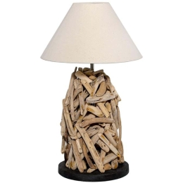 Φωτιστικό Επιτραπέζιο Kinoz 958-125-001 25x74cm E27 60W Natural-Beige