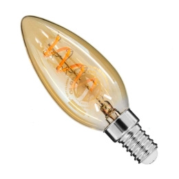 Λαμπτήρας Led Soft Spiral Filament 99133 C35 E14 4W 320lm Dimmable Honey GloboStar 4W