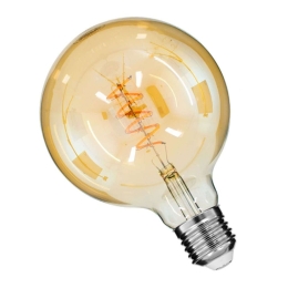 Λαμπτήρας Led Soft Spiral Filament 99138 G125 E27 6W 490lm Dimmable Honey GloboStar 6W