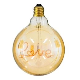 Λαμπτήρας Led Filament 99252 G125 E27 4W 340lm Dimmable Clear GloboStar