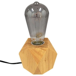 Φωτιστικό Επιτραπέζιο Rhombus 99401 1xE27 8x8x8cm Natural GloboStar