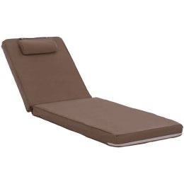 Μαξιλάρι Ξαπλώστρας Sifnos HM11237.04T 600gr/M2 2x1 194x70x11cm Moca