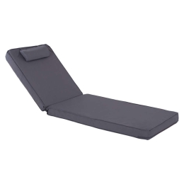 Μαξιλάρι Ξαπλώστρας Sifnos HM11236.30T 600gr 196(117+1+78)x58x9cm Grey