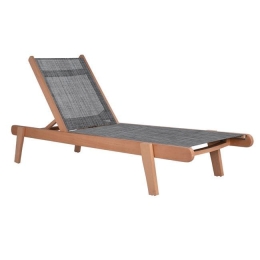 Ξαπλώστρα Επαγγελματική Natural Creta Natural & Grey HM10357.02
