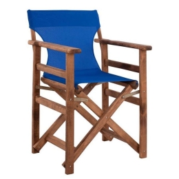 Καρέκλα Σκηνοθέτη Λήμνος Με Textilene 57x54x88,5 HM10368.01 Blue