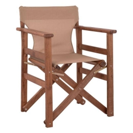 Καρέκλα Σκηνοθέτη Νάξος 60x51x86 HM10289.04 Mocca