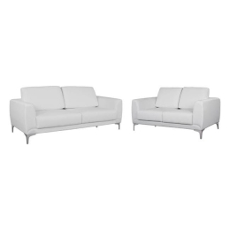 Σαλονιού Σετ 2Τμχ Kenzie White HM11284.02