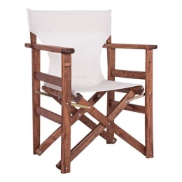 Καρέκλα Σκηνοθέτη Νάξος 60x51x86 HM10289.60 Ecru