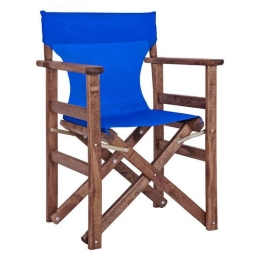 Καρέκλα Σκηνοθέτη Νάξος 60x51x86 HM10289.01 Blue