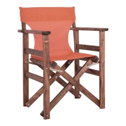 Καρέκλα Σκηνοθέτη Νάξος 60x51x86 HM10289.02 Orange