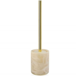 Πιγκάλ AH-BA19065 Φ10x40cm Marble Effect Pink-Gold Andrea House Μέταλλο,Polyresin