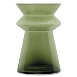 Βάζο Noah LBTAH-CR21108 Φ20x29,5cm Green Andrea House Γυαλί