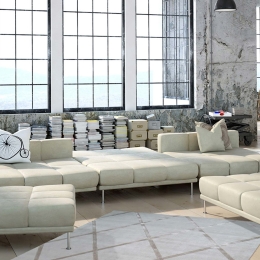 Χαλί Luxury 210 Ivory-Taupe Kayoom 160X230cm