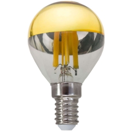 Λαμπτήρας Led BOVA5WWDIMG Dim E14 620lm 5W 2700K Clear-Gold Aca 5W