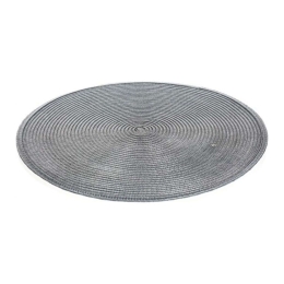 Σουπλά Tondo BQ12524002 Φ38cm Grey Banquet Ψάθα