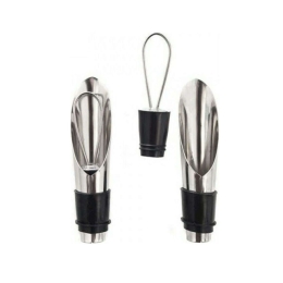 Πώμα Ροής Culinaria (Σετ 2Τμχ) BQ48608873 Inox-Black Banquet Μέταλλο,Πλαστικό